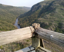 Projeto de parceria com a iniciativa privada avança no Parque Estadual do Guartelá  -  Foto: SEDEST