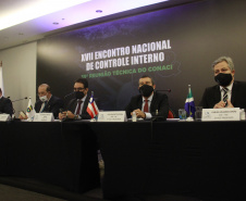 O primeiro dia do XVII Encontro Nacional de Controle Interno, que ocorre em Curitiba, deu a base para a discussão sobre ética e governança na administração pública. Foto: Gabrielly Pontes/CGE