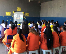 O Departamento Penitenciário do Paraná encerra nesta quinta-feira (30), as atividades da campanha setembro amarelo, que tem como objetivo promover ações de valorização da vida e o combate ao suicídio no sistema prisional. Durante todo o mês, presos e servidores, receberam informações e debateram sobre o tema por meio de uma série de ações. -  Curitiba, 30/09/2021  -  Foto: DEPEN-PR