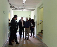O Secretário da Segurança Pública, Romulo Marinho Soares, esteve em Londrina, nesta quinta-feira (30/09), para acompanhar as obras da Cadeia Pública de Londrina, que estão sendo finalizadas e têm previsão de entrega para novembro deste ano. -  Londrina, 30/09/2021  -  Foto: SESP-PR