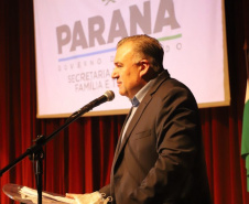 O secretário de Justiça, Família e Trabalho, Ney Leprevost, esteve nesta quinta-feira (30), em Maringá, para assinar com municípios da região parceiras do Governo do Paraná nas áreas do trabalho, da proteção as crianças, da juventude, das pessoas idosas e que se encontram em situação de vulnerabilidade social.  -  Maringá, 30/09/2021 - Foto: SEJUF