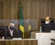 Secretário da Saúde,  Beto Preto, apresenta relatório com números da pandemia, durante audiência na Assembleia Legislativa  -  Curitiba, 05/10/2021  -  Foto Gilson Abreu/AEN