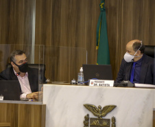 Secretário da Saúde,  Beto Preto, apresenta relatório com números da pandemia, durante audiência na Assembleia Legislativa  -  Curitiba, 05/10/2021  -  Foto Gilson Abreu/AEN