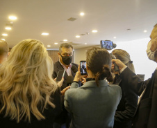 Secretário da Saúde,  Beto Preto, apresenta relatório com números da pandemia, durante audiência na Assembleia Legislativa  -  Curitiba, 05/10/2021  -  Foto Gilson Abreu/AEN