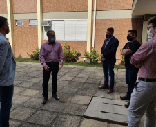 A Controladoria-Geral do Estado (CGE) vistoriou na Escola Superior da Polícia Civil (ESPC) o trabalho desenvolvido no curso de formação de Escrivães de Polícia quanto às medidas de proteção impostas pela pandemia da Covid-19. A vistoria, ocorrida na semana passada, faz parte do cronograma da Diretoria de Inteligência e Informações Estratégicas (DIIE), da CGE, de aumentar a aproximação com os servidores. Foto: CGE