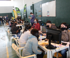 A feira de serviços do Programa Paraná Cidadão chega nesta quarta-feira (6) em Rio Branco do Sul, Região Metropolitana de Curitiba. -  Curitiba, 05/10/2021  -  Foto: SEJUF