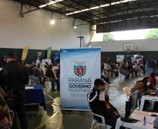 A feira de serviços do Programa Paraná Cidadão chega nesta quarta-feira (6) em Rio Branco do Sul, Região Metropolitana de Curitiba. -  Curitiba, 05/10/2021  -  Foto: SEJUF