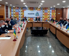 O secretário da Segurança Pública do Paraná, Romulo Marinho Soares, participou nos dias 6 e 7 de outubro da 78ª Reunião Ordinária do Colégio Nacional dos Secretários de Segurança Pública (Consesp), em Palmas (TO). - Palmas, (TO), 07/10/2021  -  Foto: SESP-PR