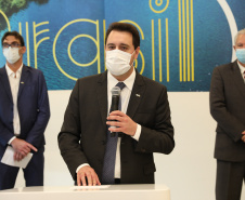 Governador apresenta Paraná à Câmara de Comércio e Indústria de Abu Dhabi. Foto: Governo do Paraná