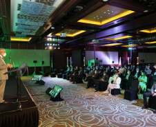 Em Dubai, Paraná lança plataforma para empresas se apresentarem a investidores. Foto: Governo do Paraná