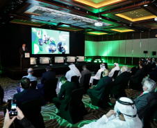 Em Dubai, Paraná lança plataforma para empresas se apresentarem a investidores. Foto: Governo do Paraná