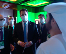 Governador e empresários paranaenses se reúnem com investidores em Dubai. Foto: Governo do Paraná