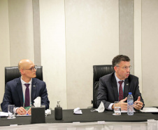 Governador e empresários paranaenses se reúnem com investidores em Dubai. Foto: Governo do Paraná