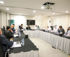 Governador e empresários paranaenses se reúnem com investidores em Dubai. Foto: Governo do Paraná