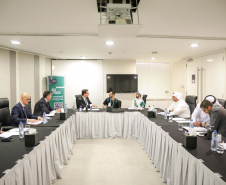 Governador e empresários paranaenses se reúnem com investidores em Dubai. Foto: Governo do Paraná