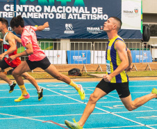 O Centro Nacional de Treinamento em Atletismo (CNTA), em Cascavel, mais uma vez foi palco de grandes disputas e importantes conquistas do atletismo paranaense. Neste último fim de semana (16 e 17), a cidade foi sede das mais variadas competições do atletismo na etapa estadual dos Jogos da Juventude do Paraná (JOJUPS) e dos Jogos Abertos do Paraná (JAPS), que contabilizaram 43 municípios participantes e mais de 500 atletas. -  Curitiba, 18/10/2021 - Foto: Alexsandro Felix