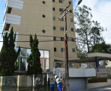 Copel avança na recomposição dos estragos causados pelo temporal. FOTO: Copel