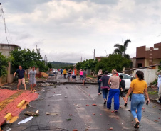 SANTA TEREZINHA - Temporais - Curitiba, 25/10/2021 - Foto: Defesa Civil do Paraná
