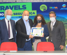 A conquista do Selo Safe Travels, do Conselho Mundial de Viagens e Turismo (WTCC), garante ao Paraná o título de embaixador do turismo seguro em relação às medidas sanitárias contra a Covid-19. Com o título, a Paraná Turismo emite certificados a municípios e empreendimentos que cumprem essas normas de segurança. Foto: Alessandro Vieira/SEDEST