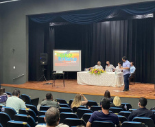 O projeto e as minutas de edital do Parque Estadual do Guartelá foram apresentados durante audiência pública realizada no município de Tibagi, nesta terça-feira (26). O evento também foi transmitido ao vivo e segue visível para a população no Youtube da Secretaria do Desenvolvimento Sustentável e do Turismo (Sedest). - Curitiba, 27/10/2021 - Foto: SEDEST