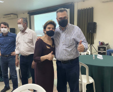 O secretário de Estado da Saúde, Beto Preto, destacou a parceria do Governo do Estado com os municípios, principalmente no enfrentamento à Covid-19, em reunião realizada nesta quarta-feira (27) com a Associação dos Municípios dos Campos Gerais (AMCG) em Arapoti. -  Curitibs, 27/10/2021 - Foto: Andressa Desyreé/SESA