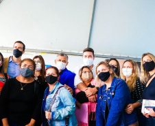 Começa nesta sexta-feira (29) uma grande campanha de mídia para divulgar o Cartão Futuro, programa do Governo do Paraná para incentivar a manutenção e a contratação de jovens aprendizes por empresas paranaenses. - Curitiba, 28/10/2021 - Foto: Guilherme Flores/Casa Civil