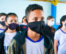 Começa nesta sexta-feira (29) uma grande campanha de mídia para divulgar o Cartão Futuro, programa do Governo do Paraná para incentivar a manutenção e a contratação de jovens aprendizes por empresas paranaenses. - Curitiba, 28/10/2021 - Foto: Guilherme Flores/Casa Civil