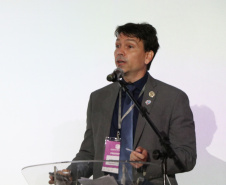 Nesta quarta-feira (03/11), em Foz do Iguaçu, região oeste do Paraná, foi aberto oficialmente o InterForensics, maior evento de Ciências Forenses da América Latina, que reúne, em um único lugar, renomados nomes nacionais e internacionais das mais diversas áreas deste setor. - Foz do Iguaçu, -3/11/2021 - Foto: SESP_PR