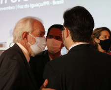 Nesta quarta-feira (03/11), em Foz do Iguaçu, região oeste do Paraná, foi aberto oficialmente o InterForensics, maior evento de Ciências Forenses da América Latina, que reúne, em um único lugar, renomados nomes nacionais e internacionais das mais diversas áreas deste setor. - Foz do Iguaçu, -3/11/2021 - Foto: SESP_PR