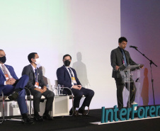 Nesta quarta-feira (03/11), em Foz do Iguaçu, região oeste do Paraná, foi aberto oficialmente o InterForensics, maior evento de Ciências Forenses da América Latina, que reúne, em um único lugar, renomados nomes nacionais e internacionais das mais diversas áreas deste setor. - Foz do Iguaçu, -3/11/2021 - Foto: SESP_PR