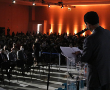 Nesta quarta-feira (03/11), em Foz do Iguaçu, região oeste do Paraná, foi aberto oficialmente o InterForensics, maior evento de Ciências Forenses da América Latina, que reúne, em um único lugar, renomados nomes nacionais e internacionais das mais diversas áreas deste setor. - Foz do Iguaçu, -3/11/2021 - Foto: SESP_PR