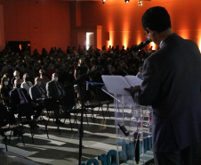 Nesta quarta-feira (03/11), em Foz do Iguaçu, região oeste do Paraná, foi aberto oficialmente o InterForensics, maior evento de Ciências Forenses da América Latina, que reúne, em um único lugar, renomados nomes nacionais e internacionais das mais diversas áreas deste setor. - Foz do Iguaçu, -3/11/2021 - Foto: SESP_PR
