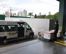 Saúde inicia nova distribuição de mais 671 mil doses aos municípios. Foto: Américo Antonio/SESA