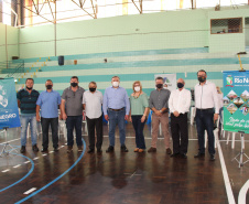 Programa Paraná Cidadão leva serviços gratuitos à população de Rio Negro. Foto: SEJUF