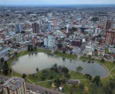 Os repasses da Secretaria de Estado da Fazenda aos municípios paranaenses neste ano, de janeiro a outubro, já passam de R$ 8,32 bilhões. Na foto, imagem ilustrativa de Guarapuava. 09/2019. Foto: José Fernando Ogura/AEN