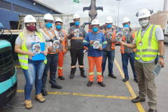 Março marca reforço no uso dos EPIs no Porto de Paranaguá