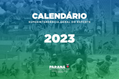  Esporte divulga calendário dos Jogos Oficiais para 2023