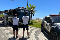 Delegacia Móvel da PCPR atenderá população neste fim de semana em Matinhos