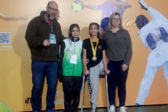 A atleta Eduarda Goes Guardiano, a Duda, de 12 anos, foi campeã dos Jogos Escolares do Paraná (JEPs), na modalidade Wrestling - categoria feminino até 39 kg, no último final de semana, em Maringá.