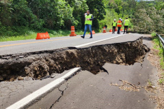 DER reforça necessidade de interdição da PR-170 em Pinhão 
