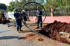 Obras para melhorar sistema de água em Foz do Iguaçu estão na reta final