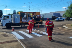 DETRAN - Obras de sinalização iniciadas pelo Detran em junho somam mais de R$ 1,3 milhão
