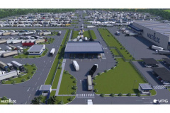 CRÉDITO: Divulgação Multilog  LEGENDA: Projeto do novo Porto Seco de Foz do Iguaçu: complexo vai duplicar a movimentação de cargas na Tríplice Fronteira. CRÉDITO: Divulgação Multilog  LEGENDA: Projeto do novo Porto Seco de Foz do Iguaçu: complexo vai duplicar a movimentação de cargas na Tríplice Fronteira. 
