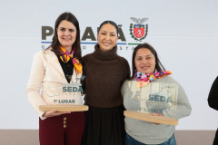 Cerimônia de premiação do Concurso da Seda Paraná 2025   Foto: Geraldo Bubniak/AEN