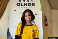  Programa Bons Olhos Paraná já garantiu mais de 6 mil óculos para estudantes da rede pública