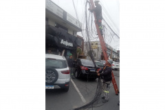 Copel e prefeituras integram ações para organizar cabos de telecom em situação irregular em diversas cidades 