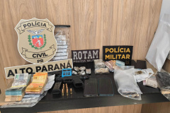PCPR e PMPR prendem seis pessoas em operação integrada contra o tráfico em Alto Paraná