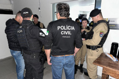 PCPR, PMPR e Força Nacional prendem duas pessoas e apreendem adolescente em operação no Noroeste