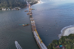 73% finalizada: relembre os principais passos da construção da Ponte de Guaratuba