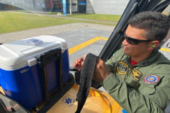 Missão de vida: PMPR utiliza transporte aéreo para agilizar doação de órgãos